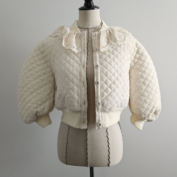 Anthropologie Let Me Be Zuri Quilted Jacket - Picture 1 of 9